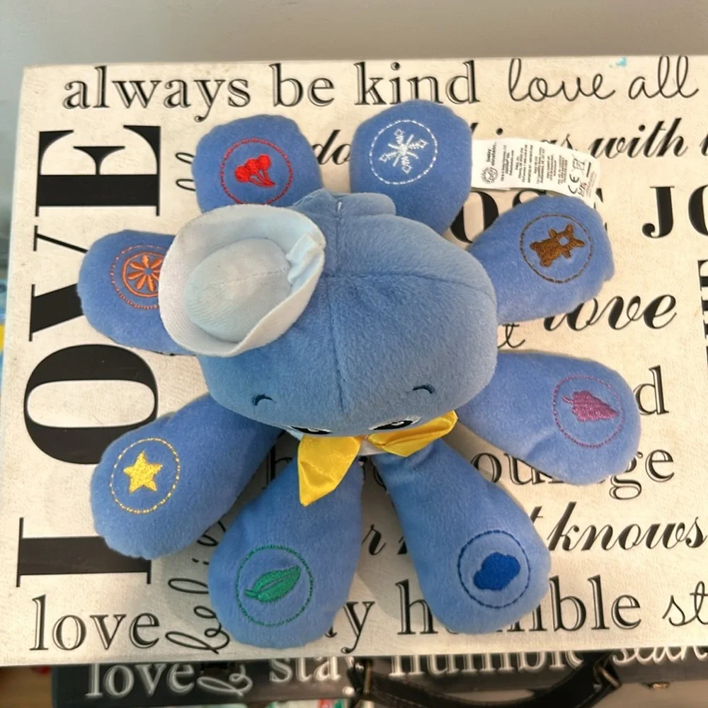 Baby Einstein Plush Octopus Doll Interactive Learning Toy Colors in 3 Languages